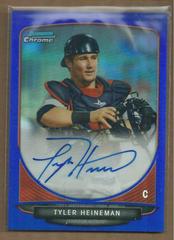 Tyler Heineman [Orange Refractor] #TH Baseball Cards 2013 Bowman Chrome Prospect Autograph Prices