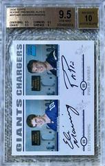 Eli Manning, Philip Rivers #RP-DMR Football Cards 2004 Topps Rookie Premiere Autograph Prices