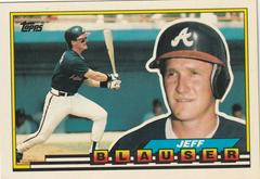 Jeff Blauser #317 Baseball Cards 1989 Topps Big Prices