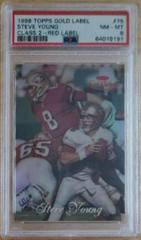 Steve Young [Class 2 Red] #75 Football Cards 1998 Topps Gold Label Prices