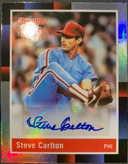 Steve Carlton [Holo] #R88S-SC Baseball Cards 2022 Panini Donruss Retro 1988 Signatures Prices