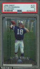 Peyton Manning [w/ Coating] #121 Football Cards 1998 Topps Finest Prices