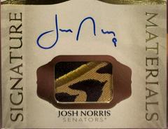 Josh Norris #SP-JN Hockey Cards 2021 Upper Deck The Cup Signature Materials Auto Patch Prices