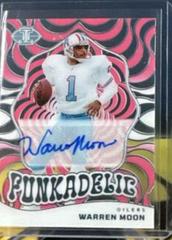 Warren Moon [Pink] #10 Football Cards 2023 Panini Illusions Funkadelic Signature Prices