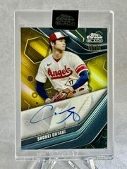 Shohei Ohtani [Gold] #CBA-SO Baseball Cards 2023 Topps Chrome Black Autographs Prices
