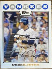 Derek Jeter #455 Baseball Cards 2008 Topps Prices