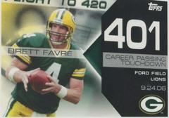 Brett Favre #BF226 Football Cards 2008 Topps Brett Favre Collection Prices