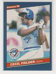 Cecil Fielder #512 Baseball Cards 1986 Donruss Prices