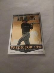 Matt Williams Baseball Cards 1996 Upper Deck Retail Predictor Prices