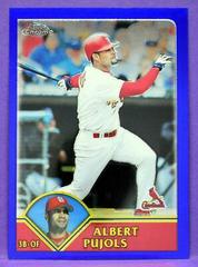 Albert Pujols #35 Baseball Cards 2003 Topps Chrome Prices