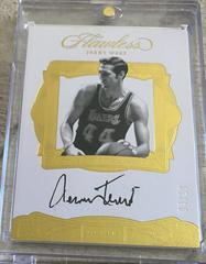 Jerry West [Gold] #G-JW Basketball Cards 2016 Panini Flawless Greats Autographs Prices
