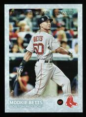 Mookie Betts [Batting Snow Camo] #389 Baseball Cards 2015 Topps Prices