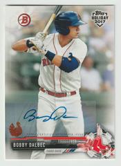 Bobby Dalbec [Autograph Turkey] Baseball Cards 2017 Topps Holiday Bowman Prices