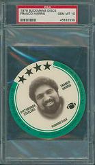 Franco Harris Football Cards 1976 Buckmans Discs Prices