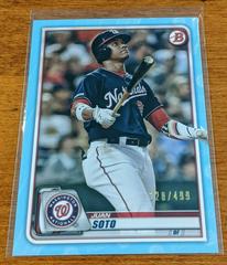 Juan Soto [Sky Blue] Baseball Cards 2020 Bowman Prices