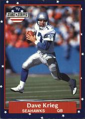 Dave Krieg #59 Football Cards 1991 Fleer Stars and Stripes Prices