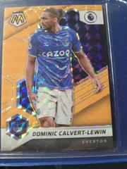 Dominic Calvert Lewin [Orange Fluorescent] Soccer Cards 2021 Panini Mosaic Premier League Prices