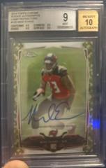Mike Evans [Ball in Right Hand Autograph Camo Refractor] #185 Football Cards 2014 Topps Chrome Prices