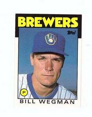 Bill Wegman #123T Baseball Cards 1986 Topps Traded Prices