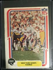 New York Giants [Audible] Football Cards 1980 Fleer Team Action Prices