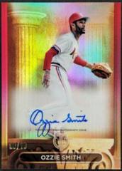 Ozzie Smith [Red] #PTGA-OS Baseball Cards 2024 Topps Tribute Pillars of the Game Autograph Prices