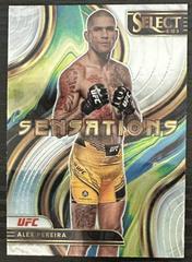 Alex Pereira [Silver] #3 Ufc Cards 2023 Panini Select UFC Sensations Prices