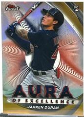 Jarren Duran [Gold] Baseball Cards 2022 Topps Finest Aura of Excellence Prices