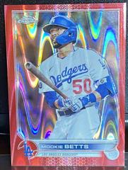 Mookie Betts [Sonic Red RayWave] #100 Baseball Cards 2022 Topps Chrome Prices