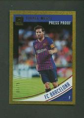 Lionel Messi [Press Proof Gold] Soccer Cards 2018 Panini Donruss Prices
