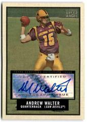 Andrew Walter [Autograph] #12 Football Cards 2009 Topps Magic Prices