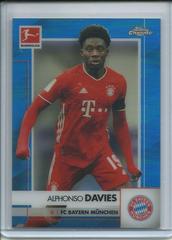 Alphonso Davies [Blue Refractor] #82 Soccer Cards 2020 Topps Chrome Bundesliga Prices