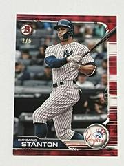Giancarlo Stanton [Red] #43 Baseball Cards 2019 Bowman Prices