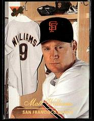 Matt Williams #89 Baseball Cards 1994 Studio Prices