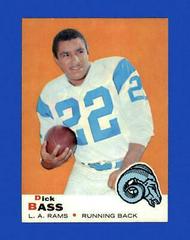 Dick Bass Football Cards 1969 Topps Prices