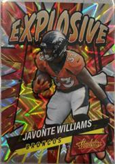 Javonte Williams #E22 Football Cards 2022 Panini Absolute Explosive Prices