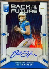 Justin Herbert #BFS-JH Football Cards 2023 Panini Donruss Elite Back to the Future Signatures Prices