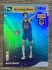 Moses Moody [Winter Holo] Basketball Cards 2021 Panini Hoops Arriving Now Prices
