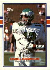 Randall Cunningham #115 Football Cards 1989 Topps Prices