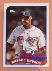 Wade Boggs, Rafael Devers #89DH-7 Baseball Cards 2023 Topps Archives 1989 Doubleheaders Prices