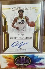 Ochai Agbaji [Gold] #22 Basketball Cards 2022 Panini Flawless Autograph Prices