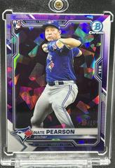 Nate Pearson [Purple] #17 Baseball Cards 2021 Bowman Chrome Sapphire Prices