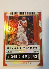 Al Horford [Finals] Basketball Cards 2020 Panini Contenders Draft Picks Prices