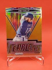 Joey Gallo [Neon Orange Prizm] Baseball Cards 2021 Panini Prizm Fearless Prices