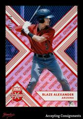 Blaze Alexander [Aspirations Orange] #199 Baseball Cards 2018 Panini Elite Extra Edition Prices