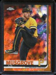 Joe Musgrove [Orange Refractor] #104 Baseball Cards 2019 Topps Chrome Sapphire Prices