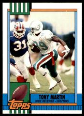 Tony Martin Football Cards 1990 Topps Traded Prices