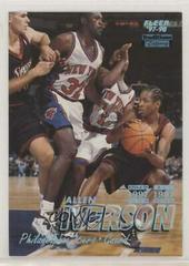 Allen Iverson [Tiffany] #300 Basketball Cards 1997 Fleer Prices