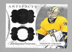 Yaroslav Askarov Hockey Cards 2023 Upper Deck Artifacts Treasured Swatches Prices