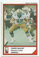 Chris Walby #158 Football Cards 1984 Jogo CFL Prices