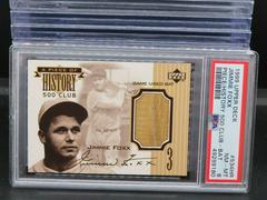 Jimmie Foxx Baseball Cards 1999 Upper Deck Piece of History 500 HR Club Prices